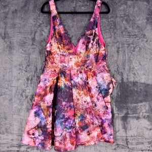 Marchesa Notte Dress Womens 14 Pink Beaded Cocktail Fit & Flare Sleeveless NWT